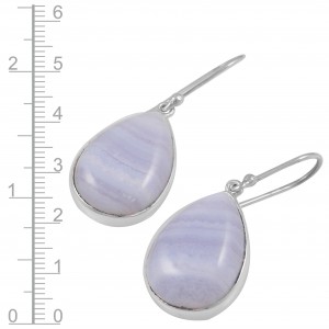 Blue Lace Agate Earrings