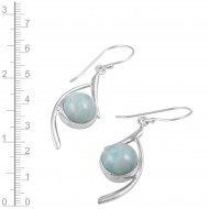 Larimar Earrings