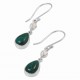 Chrysocolla & Clear Quartz Earrings