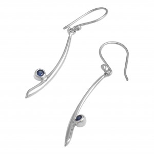 Blue Sapphire Earrings