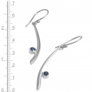 Blue Sapphire Earrings