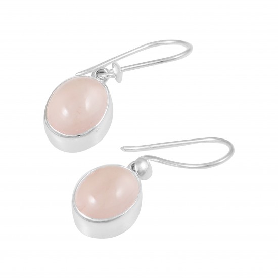 Rose Quartz Earrings