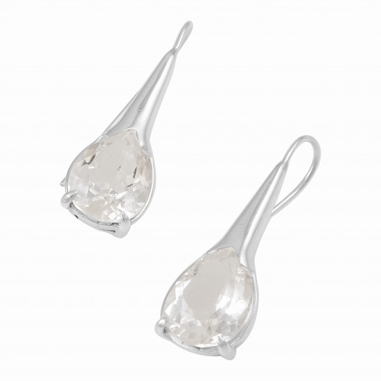 Clear Quartz Earrings