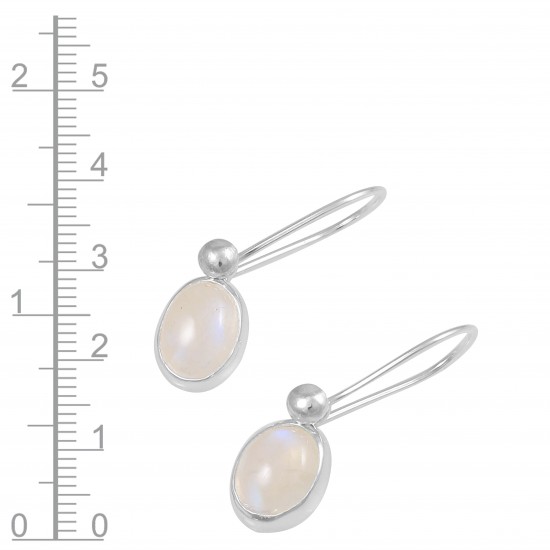 Rainbow Moonstone Earrings