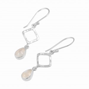 Rainbow Moonstone Earrings