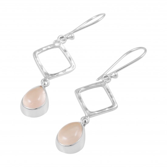 Rose Quartz Earrings