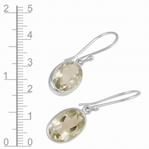 Green Amethyst Earrings