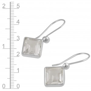 Clear Quartz Earrings