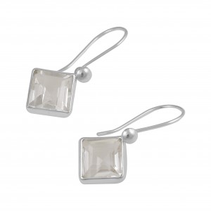 Clear Quartz Earrings