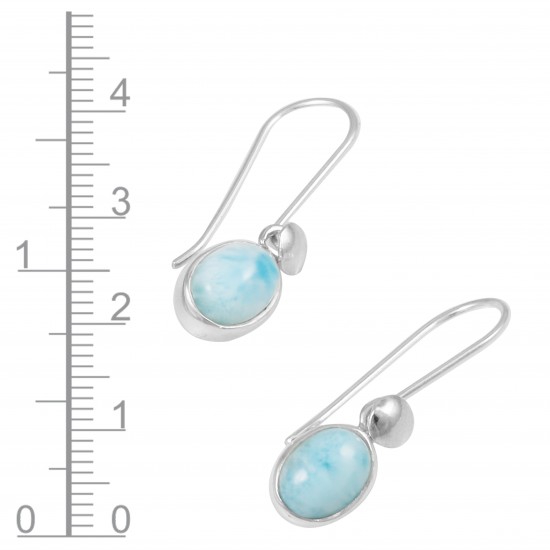 Larimar Earrings