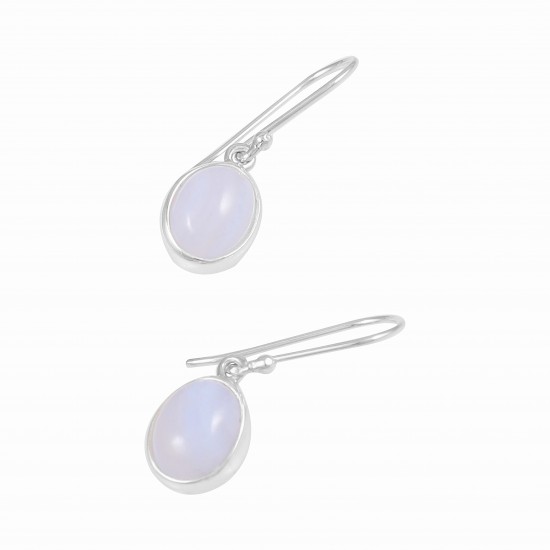 Blue Lace Agate Earrings