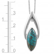 Azurite & Chrysocolla Pendant