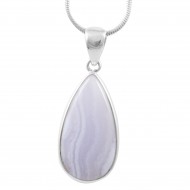 Blue Lace Agate Pendant