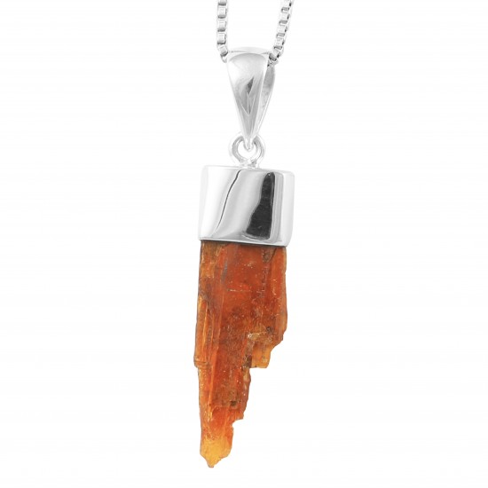 Orange Kyanite Pendant