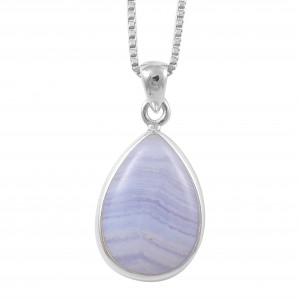 Blue Lace Agate Pendant