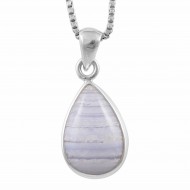 Blue Lace Agate Pendant