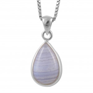 Blue Lace Agate Pendant