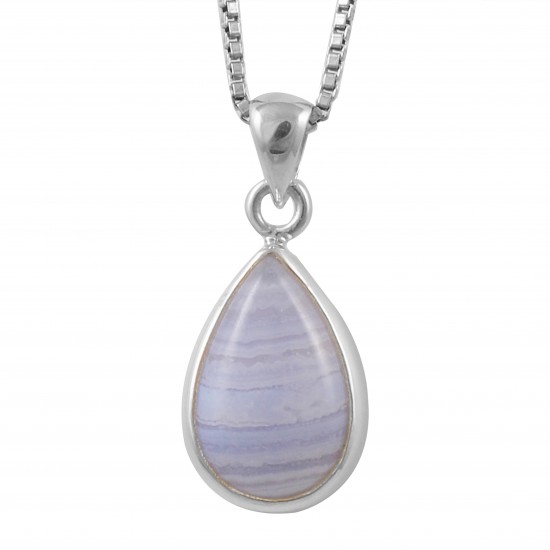 Blue Lace Agate Pendant