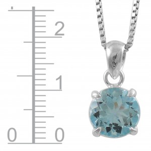 Blue Topaz Pendant