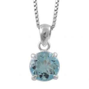 Blue Topaz Pendant