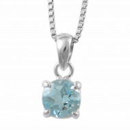 Blue Topaz Pendant