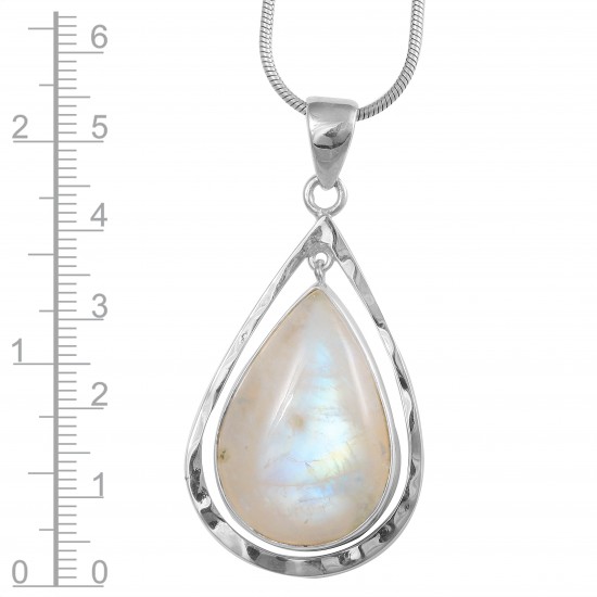 Rainbow Moonstone Pendant