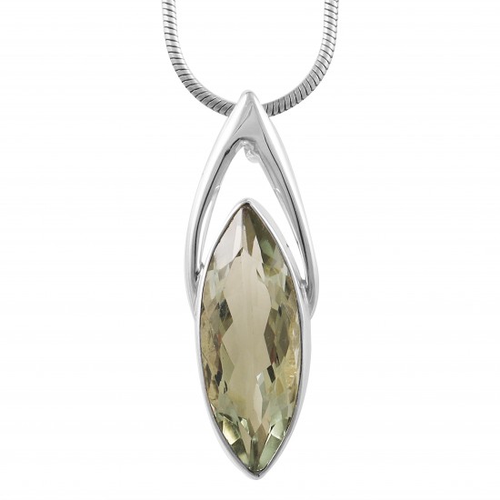 Green Amethyst Pendant