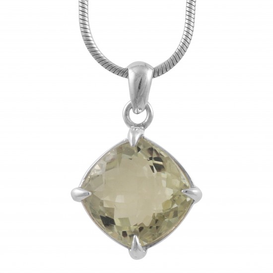 Green Amethyst Pendant