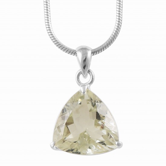 Green Amethyst Pendant