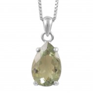 Green Amethyst Pendant