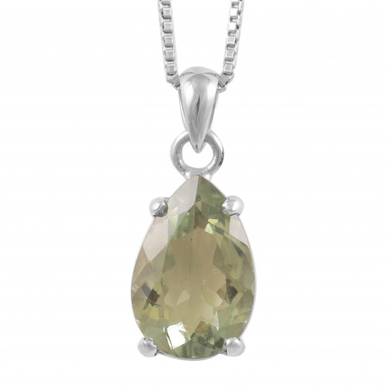 Green Amethyst Pendant