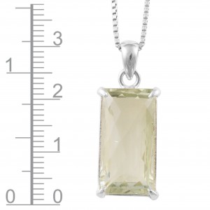 Green Amethyst Pendant