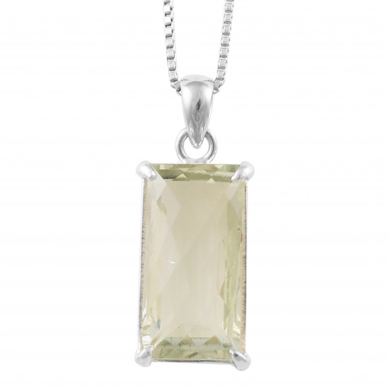 Green Amethyst Pendant