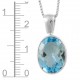 Blue Topaz Pendant