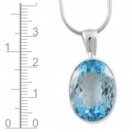 Blue Topaz Pendant