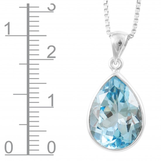 Blue Topaz Pendant