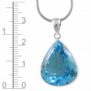 Blue Topaz Pendant