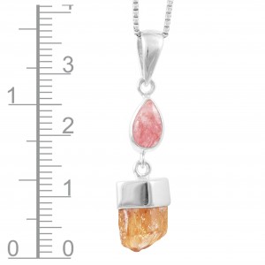 Imperial Topaz & Tourmaline Pendant