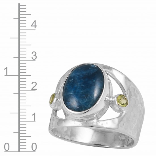 Apatite & Peridot Ring