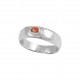 Orange Sapphire Ring