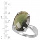 Moldavite (Faceted)  Ring