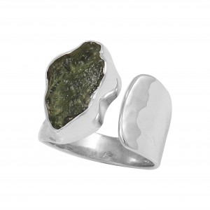 Moldavite Ring