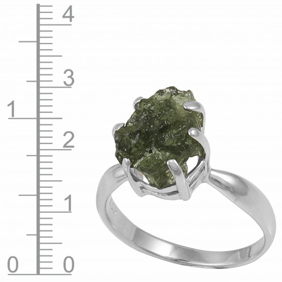 Moldavite Ring