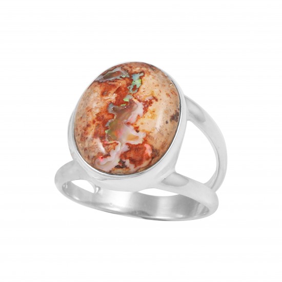 Mexican Fire Opal Ring