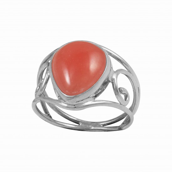 Rhodochrosite Ring