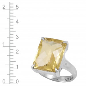 Lemon Quartz Ring