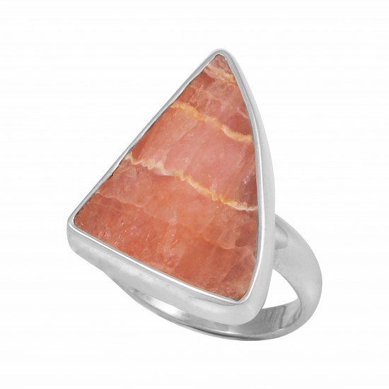 Rhodochrosite Ring