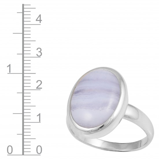 Blue Lace Agate Ring