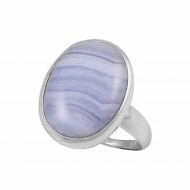 Blue Lace Agate Ring