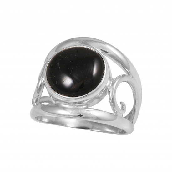 Black Tourmaline Ring